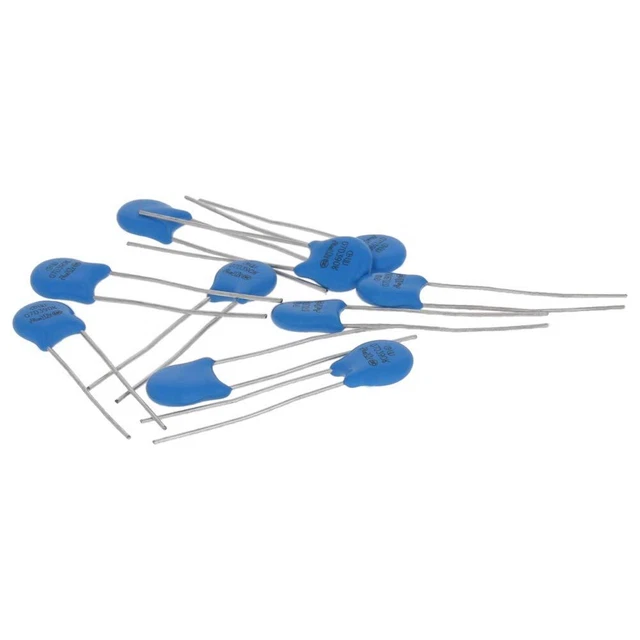30Pcs Radial Lead Disc Varistors AC 39V 7D390K/F5.08/L24