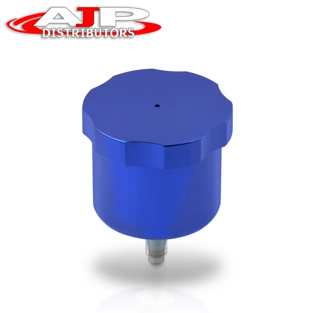 Blue Aluminum Hydraulic E-Brake Hand Brake Fluid Reservoir Oil Tank Drift Rally