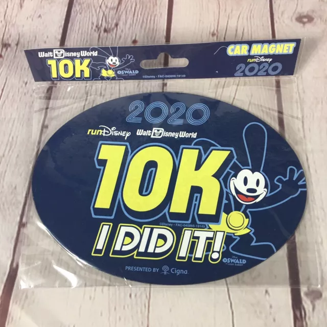 2020 Run Disney Marathon 10k I DID IT! Oswald Oval Car Magnet RunDisney New