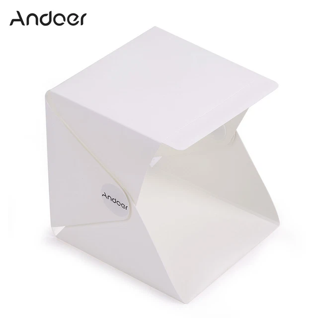 Caja de luz de fotografía plegable portátil para iPhone Samsang réflex digitales P2Y2