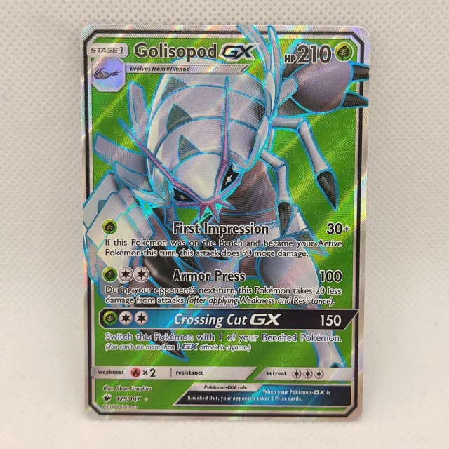 Pokemon Golisopod GX 129/147 Englisch