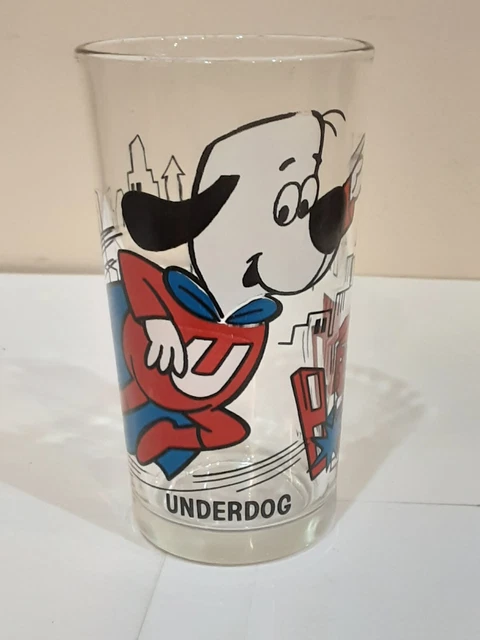 Vintage Underdog Pepsi Collector Series Drinking Glass