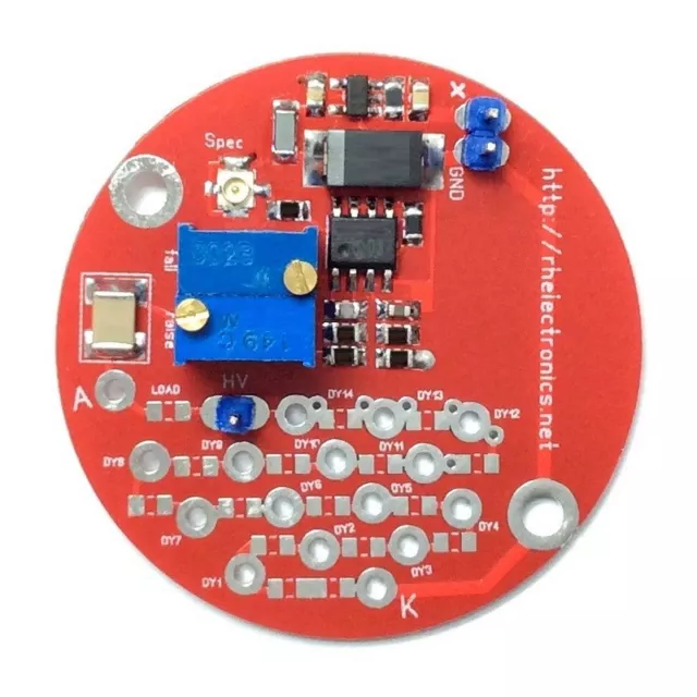 PMT Photomultiplier Divider PCB with Amplifier for Spectroscopy for Positive HV