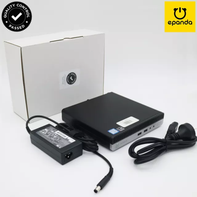 HP ProDesk 400 G3 Mini PC Desktop Win10Pro i3-7100T 3.4GHz WiFi-AC 4GB 500GB-HDD