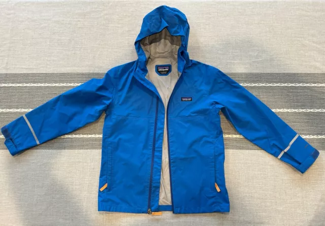 Kids Patagonia Torrentshell H2No Waterproof Reflective Rain Jacket Large