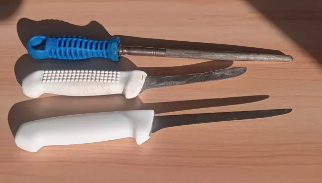 Victorinox 30cm Butchers Knife Sharpening Steel Round Middle Fine