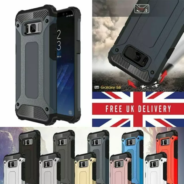 Phone Case for Samsung S23 S22 S20 S10 Plus S6 Tough Shockproof Hard Armor Cover