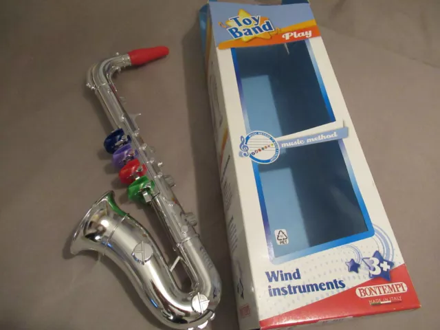Kinder Saxophon, Kunststoff, Toy Band Play, ab 3 Jahren, Blasinstrument, Musik