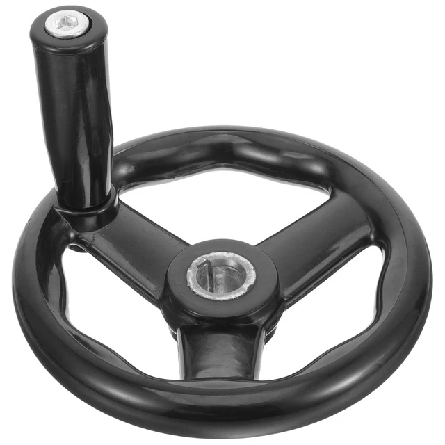 Accessoire Machine-outil Roue à Main 200mm Bakélite 3 Rayons - Volant Manivelle Pour Fraiseuse Tour Volant Main Fraiseuse