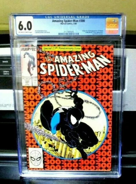 Marvel Amazing Spider-Man 300 Comic Book CGC 6.0 1st Venom Todd McFarlane art