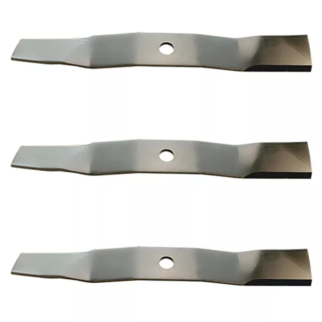 Set of 3 XHT 54" mower blades to Fits John Deere M136195 Ztrak M653 M655 F620