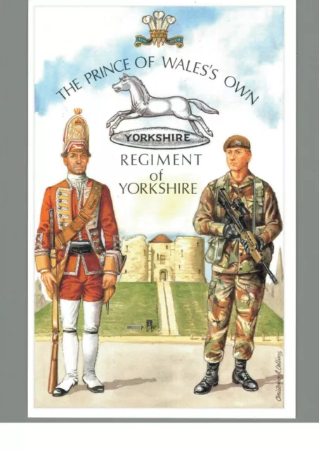 The Prince of Wales Own Regiment of Yorkshire : Vintage Postcard