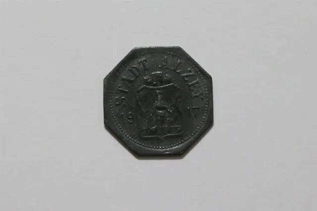 Germany War Money Token 10 Pfennig 1917 Alzey Zinc B34 #Z721