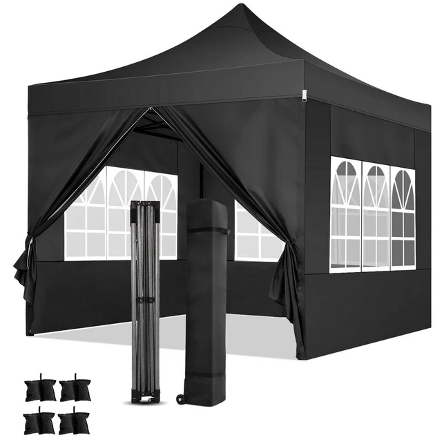 Wasserdicht Pavillon 3x3-3x6m Gartenzelt Partyzelt Festzelt Pavillion UV-Schutz