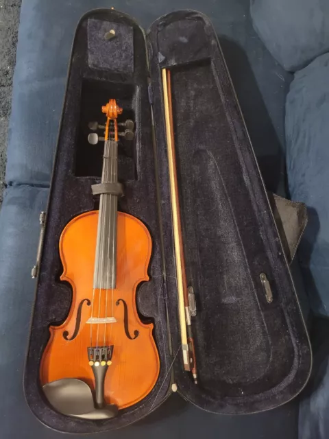 Cremona Italy Francesco Cervini 1/2 Violin 4 String Beginner With Case And Bow
