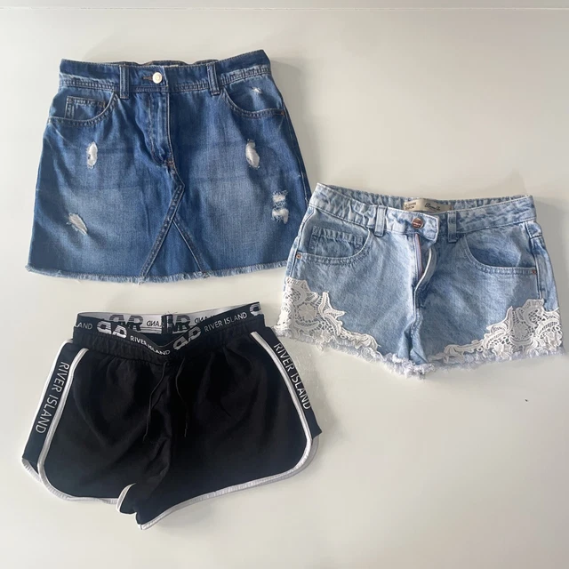 girls summer bundle age 11-12 3 Items VGC RIVER ISLAND NEXT PRIMARK