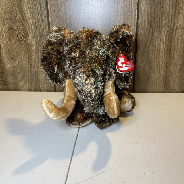 Giganto the Woolly Mammoth - Retired Beanie Buddy - New  With Tags