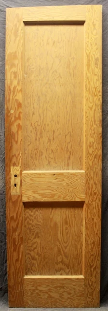 2 avail 24"x77" Antique Vintage Interior Pantry SOLID Wood Wooden Doors 2 Panels