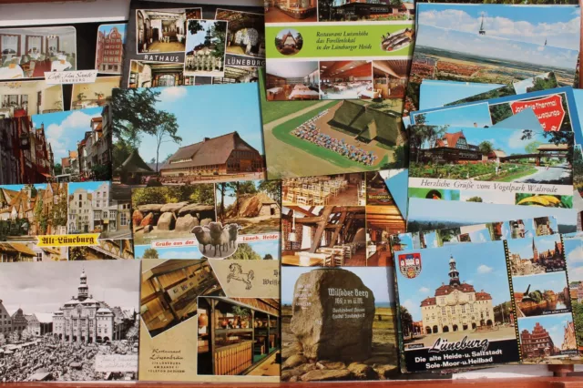 27267 Great Postcards Collection 34 Ak Lüneburg & Environment 1969-1980 With Inn