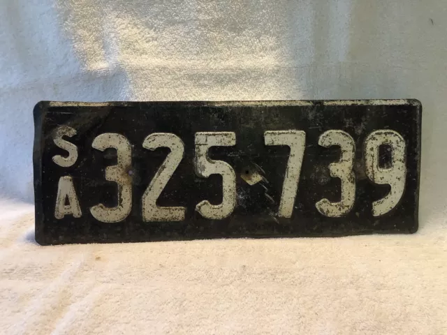 Vintage 1960’s South Australia License Plate Repaint