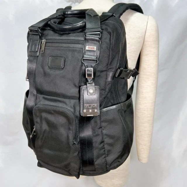 Tumi 22380ODH Alpha Bravo Lejeune Backpack Black Good condition
