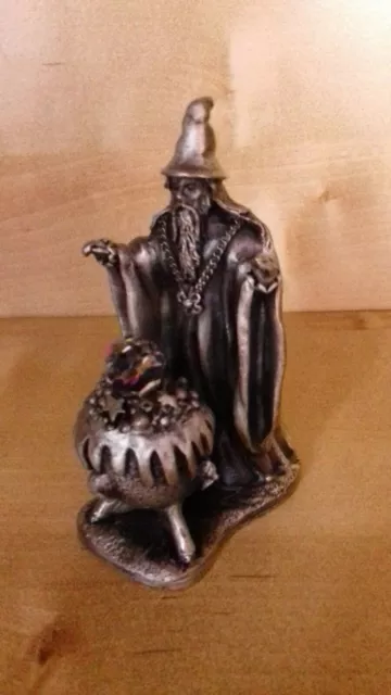 Myth and Magic WAPW Metal/Pewter Figure : The Cauldron by Roger Gibbons : Wizard