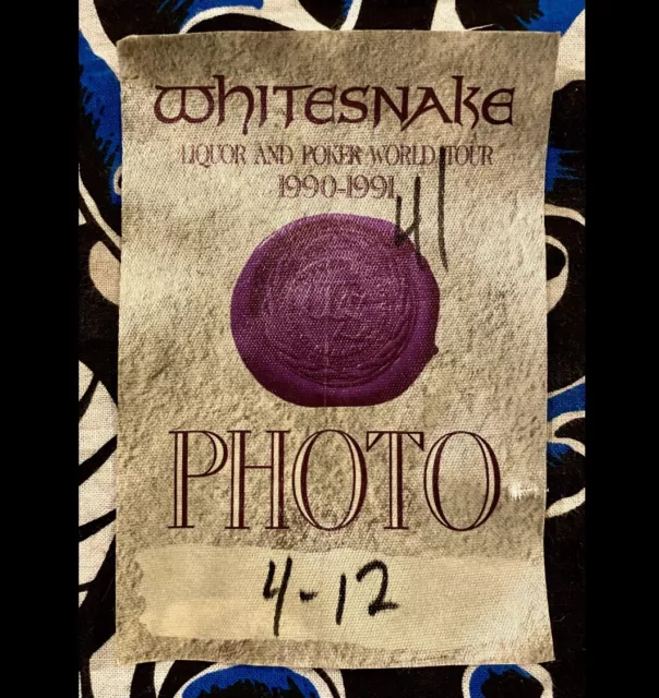 Whitesnake - Liquor & Poker World Tour - Bad English - April 12, 1990 - Photo