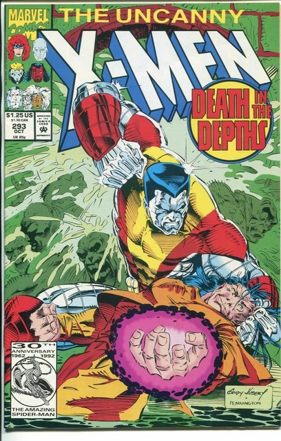 Uncanny X-Men Xmen #293 Marvel Comics October Oct 1992 (VFNM)