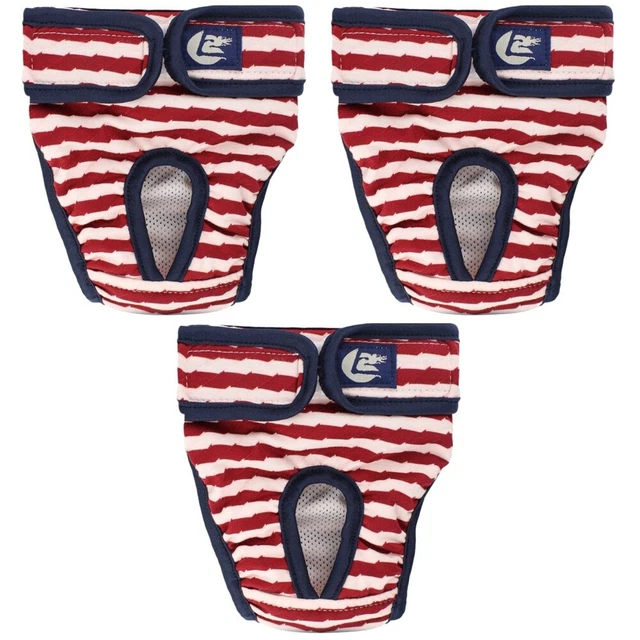 3 Pcs Wiederverwendbare Hundewindeln Dessous Höschen Welpen-Outfits