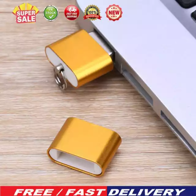 Mini Aluminium Alloy USB 2.0 T Flash TF Micro SD Memory Card Reader Adapter