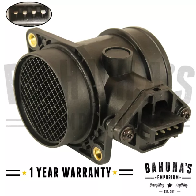 Mass Air Flow Sensor Maf For Vw Golf Mk4 Bora Passat Mk5 Sharan 1.8 T 4 Pin