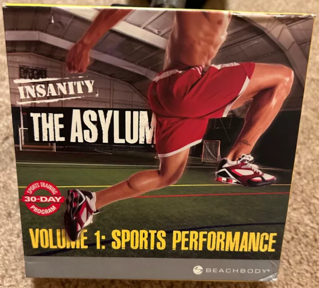 Beachbody Insanity Asylum Volume 1 Sports Performance 6 DVDs Workout Shaun T