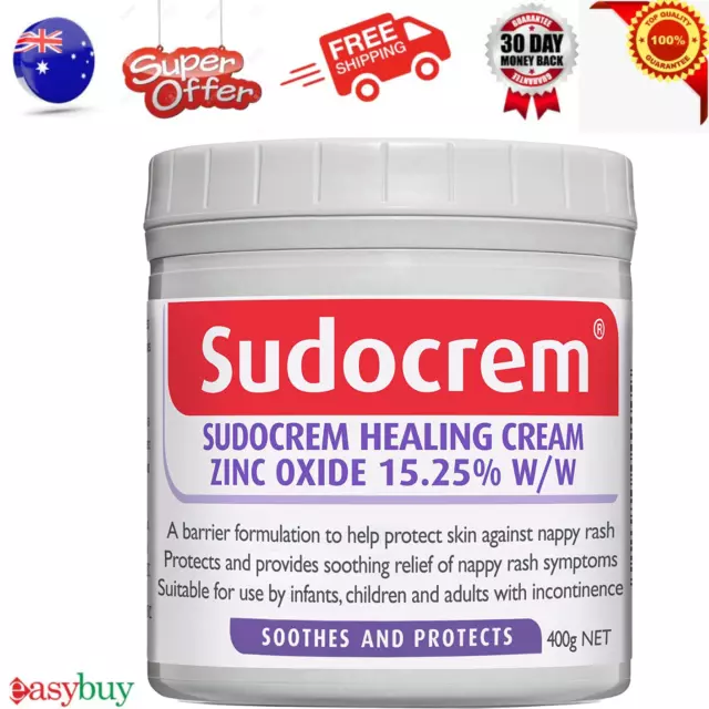 Genuine Sudocrem 400g Tub Antiseptic Healing Cream Brand New Free Postage