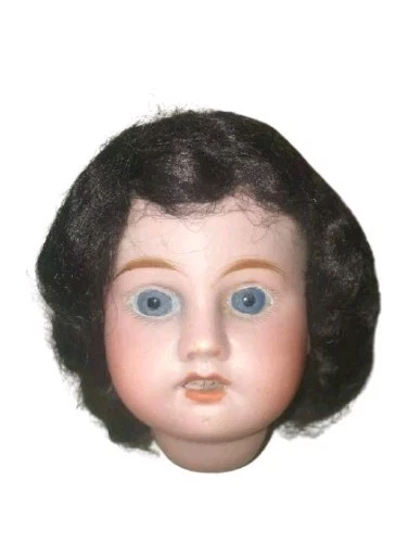 Poupée Ancienne Fleischmann – Tête Biscuit, Habits D'époque, 35 Cm