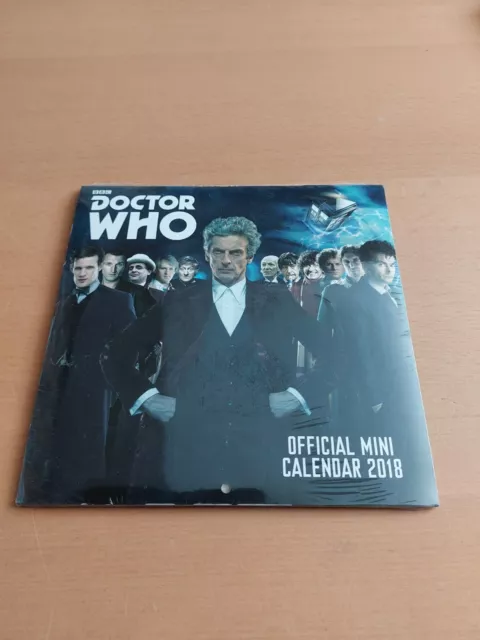 Doctor Who 2018 Official Mini-Calendar (New and Sealed)