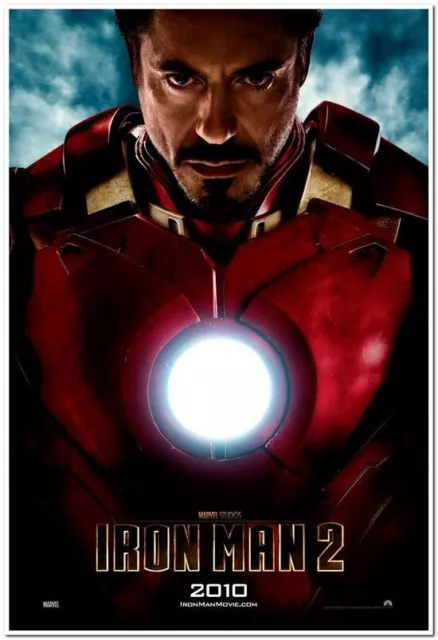 IRON MAN 2 - original 27x40 D/S movie poster - Advance Style of ROBERT DOWNEY JR