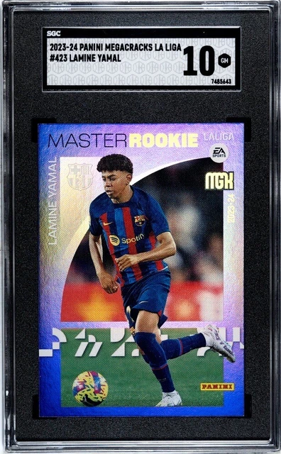 LAMINE YAMAL 2023 2024 2023-24 Panini Megacracks Liga #423 Rookie RC