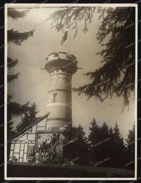 Foto-TV-Giessen-1846-Ausflug-Wanderung-Dünsberg-12.04.1931-Gruppe-15