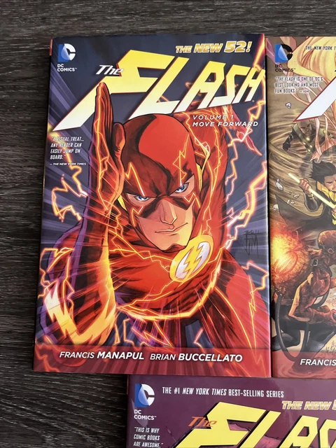 Flash Graphic Novel Lot Rebirth Deluxe HC Vol 1 2 3 Batman New 52 TPB DC Comic 2