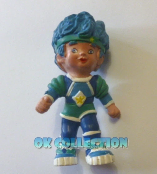 PERSONAGGIO IRIDELLA RAINBOW BRITE vintage anni '80 in PVC alto circa 6 cm (e).