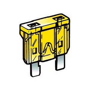FUSIBILE A LAMA 20 Amp. GIALLO (KIT DA 10)