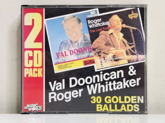 Val Doonican & Roger Whittaker - 30 Golden Ballads - 2 CD Pack