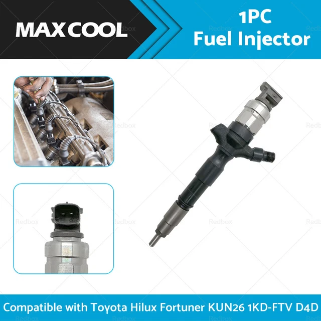 DIESEL FUEL INJECTOR Suitable for Toyota Hilux Fortuner KUN26 1KD-FTV ...