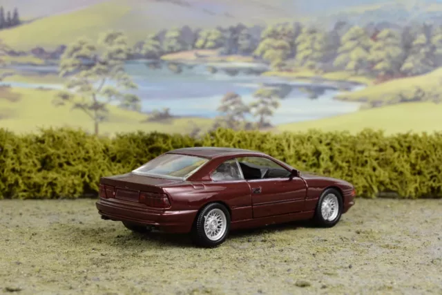 R&L Diecast: Schabak BMW 850i Boxed, Dark Red Metallic, 2