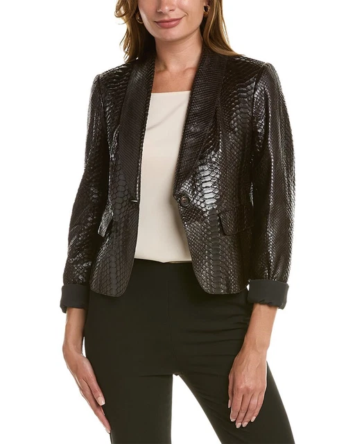 Brunello Cucinelli Leather Jacket Women's  40