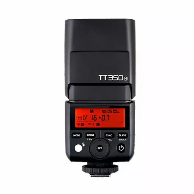 Godox TT350N 2.4G HSS 1/8000s TTL GN36 Wireless Speedlite Flash for Nikon Camera