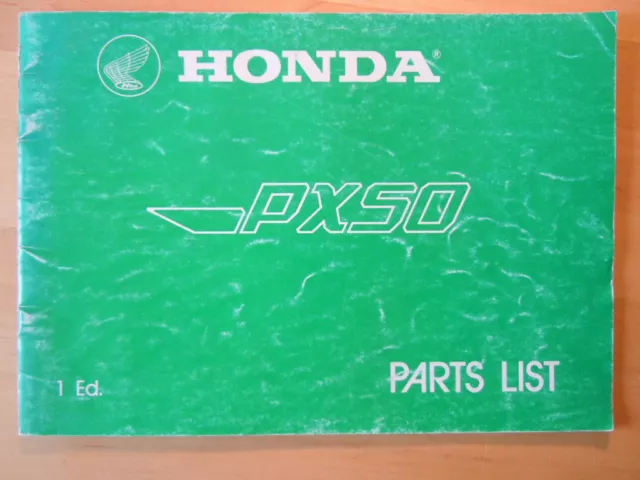 HONDA PX 50 1980  Ersatzteil Katalog  Ersatzteile Liste PX50 Parts List