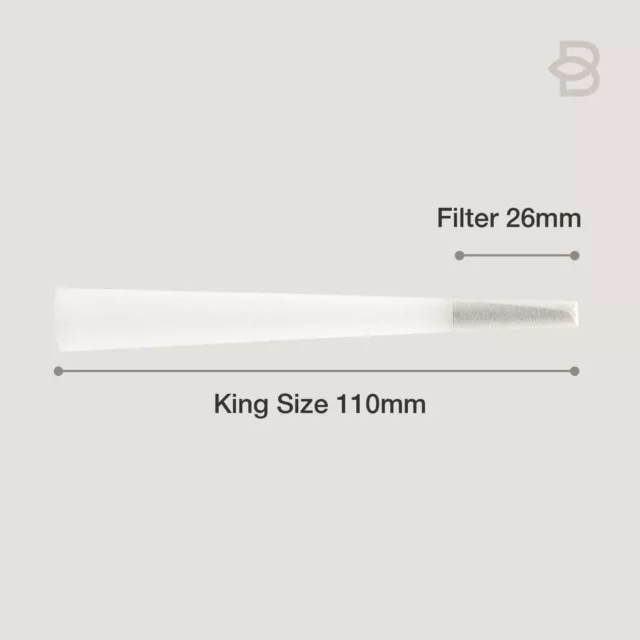 Bloomint King Size Cones - 50 vorgedrehte konische Hülsen für Joints 3