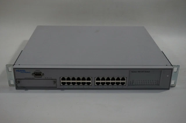 NORTEL NETWORKS BAY Stack 450-24T 24-Port 10/100 Ethernet Switch EUR 39 ...