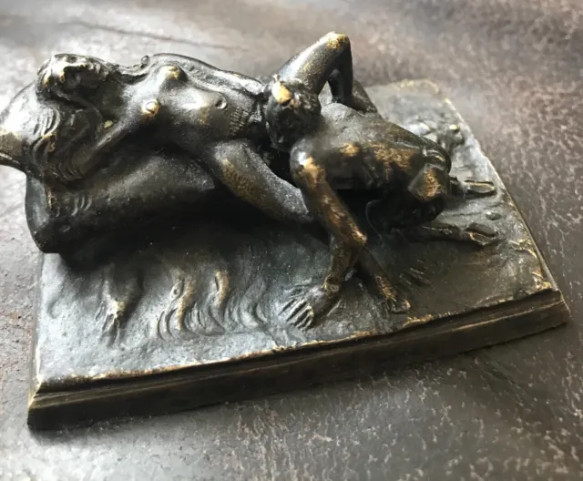 RARE erotic bronze FRANCE early 20th century